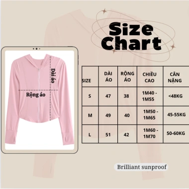 Áo khoác chống nắng lụa băng mát lạnh UPF 50+ slimfit ôm body co dãn tôn dáng 280.000₫ 3