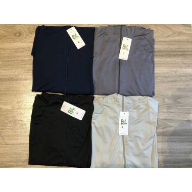 Áo khoác chống nắng nam BL Fashion cổ cao, túi khoá kéo, vải kim cương thun thoáng khí - 58.000₫ 6