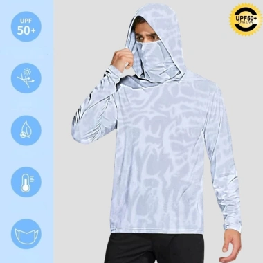 Áo khoác chống nắng nam cao cấp, mũ trùm kín mặt thông hơi, chống UV - 158.981₫