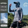 Áo khoác chống nắng nam cao cấp, mũ trùm kín mặt thông hơi, chống UV - 158.981₫ 7