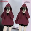 Áo khoác chống nắng nữ Umi Su cao cấp, dày dặn, dài xoè trẻ trung, túi trong khóa kéo, chống UV, giá 94.000₫