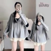 Áo khoác chống nắng nữ Umi Su cao cấp, dày dặn, dài xoè trẻ trung, túi trong khóa kéo, chống UV, giá 94.000₫ 5