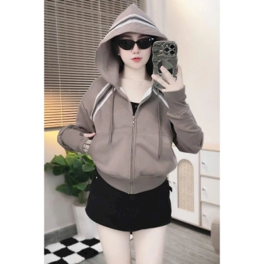 Áo khoác chống nắng nữ viền nón ngực tay xỏ ngón - Đơn giản, đẹp sang, chỉ 97.000 VND