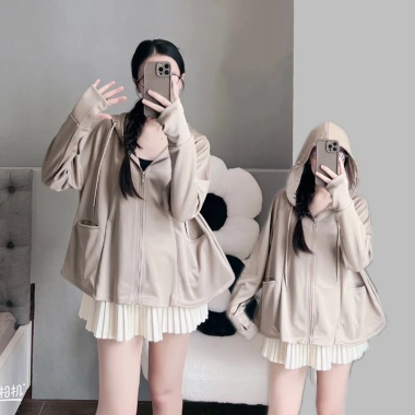 Áo khoác chống nắng Umi Su cao cấp, dày dặn, dài xoè trẻ trung, chống UV vải đanh mát - Giá chỉ 139.000₫