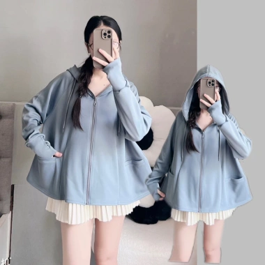 Áo khoác chống nắng Umi Su cao cấp, dày dặn, dài xoè trẻ trung, chống UV vải đanh mát - Giá chỉ 139.000₫