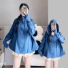 Áo khoác chống nắng Umi Su cao cấp, dày dặn, dài xoè trẻ trung, chống UV vải đanh mát - Giá chỉ 139.000₫ 7