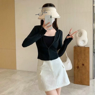Áo khoác chống nắng UPF 50+ lụa băng ôm co giãn trẻ trung năng động 64.700 VND 3