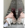 Áo khoác croptop nữ 2 lớp gió nhăn chống nắng che mưa dây rút mũ trùm thể thao – 109k 4