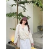 Áo khoác croptop nữ 2 lớp gió nhăn chống nắng che mưa dây rút mũ trùm thể thao – 109k 7