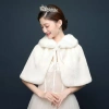 Áo khoác cưới mùa đông trắng thanh lịch - Bọc cô dâu, khăn choàng, giá ưu đãi 188.892₫ 7