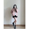 Áo khoác da 1 lớp boxy form rộng croptop bomber trendy thời trang năng động, giá 205k 6