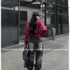 Áo khoác Da bomber nữ croptop ngắn form rộng cá tính Ulzzang Giá chỉ 269.551₫ 3