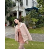 Áo khoác dạ lông cừu cổ sen cúc đá dáng lửng, lót gió mùa đông, giá 322k – giảm 22% tại Hta boutique 7