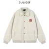 Áo khoác dạ lót gió Varsity nam nữ JULIDO - chất dày ép cao cấp, thoáng mát, chỉ 239.000₫ 2