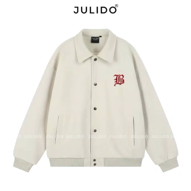 Áo khoác dạ lót gió Varsity nam nữ JULIDO - chất dày ép cao cấp, thoáng mát, chỉ 239.000₫ 2