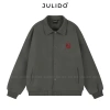 Áo khoác dạ lót gió Varsity nam nữ JULIDO - chất dày ép cao cấp, thoáng mát, chỉ 239.000₫ 4