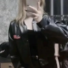 Áo khoác da nữ bomber thêu cờ Mỹ croptop basic sang chảnh, dễ phối đồ xu hướng 2.025 8