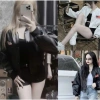 Áo khoác da nữ bomber thêu cờ Mỹ - Croptop basic thanh lịch, dễ phối, xu hướng 2.025, giảm giá 129k 3