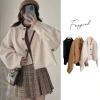 Áo khoác dạ nữ Forgirl 2 lớp cổ bẻ tay bồng dáng croptop basic siêu xinh T023 198k