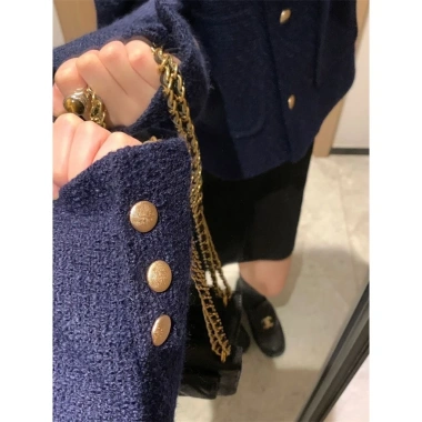 Áo khoác dạ tweed croptop sang chảnh, thanh lịch xu hướng Hàn Quốc - Giao trước Tết, giảm 19% (AHA SP218) 4