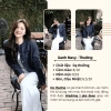 Áo khoác dạ tweed nữ navy ngắn croptop mùa thu đông Tết 2.024 Noiree MA344 249k 8