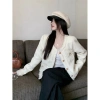 Áo khoác dạ tweed viền tua rua thanh lịch - Giá chỉ 239k, giảm so với 286.8k 6