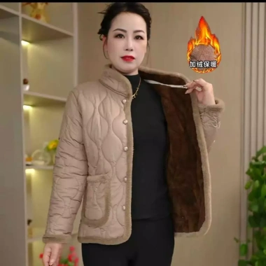 Áo khoác đệm lông cừu mùa đông giữ nhiệt người cao tuổi, đến Trung Quốc 5