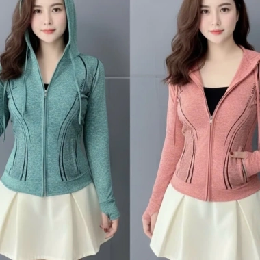 Áo khoác đốm chống nắng vải thun lạnh - 2 túi ngoài có khóa kéo, túi trong rộng - Giá chỉ 63.200₫ 2 Áo khoác đốm chống nắng vải thun lạnh - 2 túi ngoài có khóa kéo, túi trong rộng - Giá chỉ 63.200₫ 2