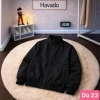 Áo khoác dù bomber bóng chày thu đông trắng 3 sọc 2 lớp M2 giảm còn 99.000₫ 10