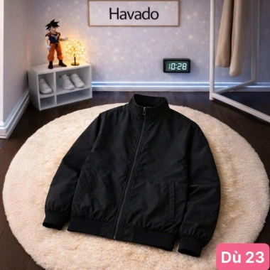Áo khoác dù bomber bóng chày thu đông trắng 3 sọc 2 lớp M2 giảm còn 99.000₫ 10