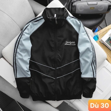 Áo khoác dù nam nữ đen 3 sọc cao cấp 2 lớp form bomber bóng chày HAVADOHCM M1 mẫu mới, giá 169k 6