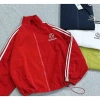 Áo khoác dù nhăn nữ Croptop Good Luck mặt cười, cánh dơi lửng 2 lớp, túi trong, chống nắng chạy bộ thể thao 9