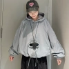Áo khoác dù nữ form rộng có nón Jemcloset, vải xốp mịn, túi trong, chỉ 101.100₫ 2