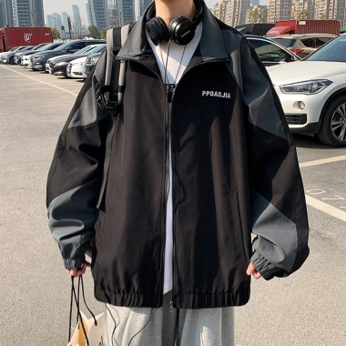 Áo khoác dù Unisex bomber 2 lớp cao cấp, phối màu, giảm giá 175.000₫