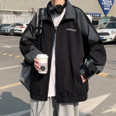 Áo khoác dù Unisex bomber 2 lớp cao cấp, phối màu, giảm giá 175.000₫