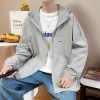 Áo khoác gió 2 lớp dày dặn, áo dù mũ unisex nam nữ - Giá chỉ 149.000₫ 7