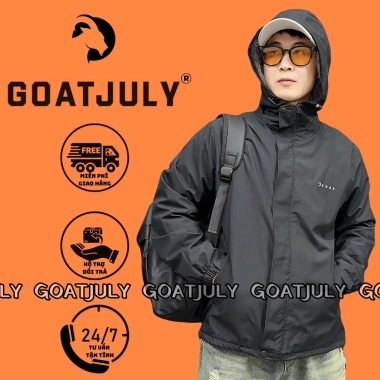Áo khoác gió 2 lớp lót lông cừu Nam Nữ - ấm áp, chống nước, tráng bạc, ngăn UV, độ bền cao, mẫu mới 6