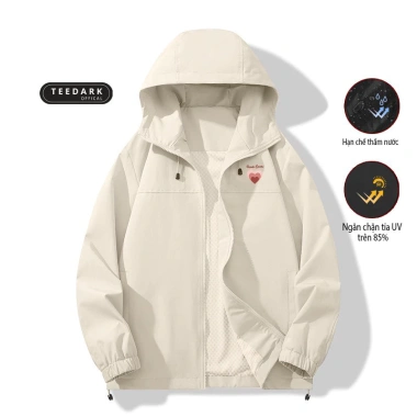 Áo Khoác Gió 2 Lớp Mũ Cao Cấp TEEDARK BST02 - Rộng, Unisex, Giá 185.000₫