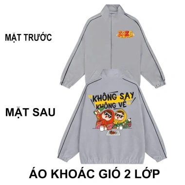 Áo khoác gió AKG-TET Unisex Nam Nữ - Chống Gió, Chống Nước, Size 45-85kg - 179k