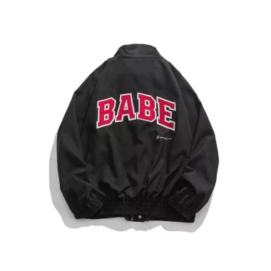 Áo Khoác Gió Bomber BABE Chữ Thêu Đường Phố Âu Mỹ - Giá 269.000đ Giảm Đặc Biệt
