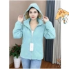 Áo khoác gió lông cừu nữ 3C Plus Nano tráng bạc chống UV, cản nước cản gió 2