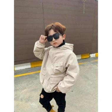 Áo khoác gió lót lông trẻ em, vải tráng bạc chống nước, cản gió, giữ ấm, giảm giá 150k, đã giảm từ 189k 3