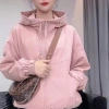 Áo khoác gió NAD nữ form rộng có mũ unisex chống nắng chống gió croptop ulzzang giá 199.000 VND 5