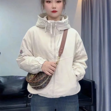 Áo khoác gió NAD nữ form rộng có mũ unisex chống nắng chống gió croptop ulzzang giá 199.000 VND 6