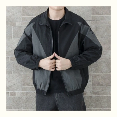 Áo khoác gió nam Beleader 2 lớp kiểu bomber B14 - Siêu nhẹ, giữ ấm, chỉ 162.602₫