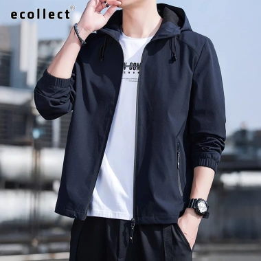 Áo Khoác Gió Nam ECOLLECT G19 Có Mũ Chống Gió Trượt Nước Nhẹ Full Zip Size M-3XL Giá 189.000 VND 2