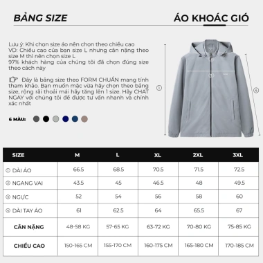 Áo khoác gió nam GUZADO GAG15 cao cấp, chống nước, chống gió, giữ ấm, kháng bụi - Tặng sịp