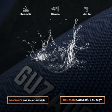 Áo khoác gió nam GUZADO GAG15 cao cấp, chống nước, chống gió, giữ ấm, kháng bụi - Tặng sịp