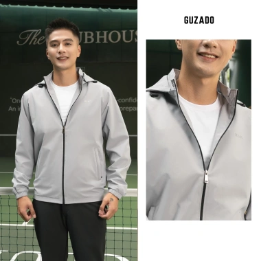 Áo khoác gió nam GUZADO GAG15 cao cấp, chống nước, chống gió, giữ ấm, kháng bụi - Tặng sịp 10 Áo khoác gió nam GUZADO GAG15 cao cấp, chống nước, chống gió, giữ ấm, kháng bụi - Tặng sịp 10