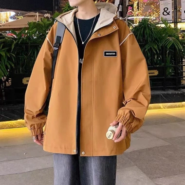 Áo khoác gió nam nữ 2 lớp chống nước, chống gió có mũ - Phối Line thời trang trẻ trung năng động
